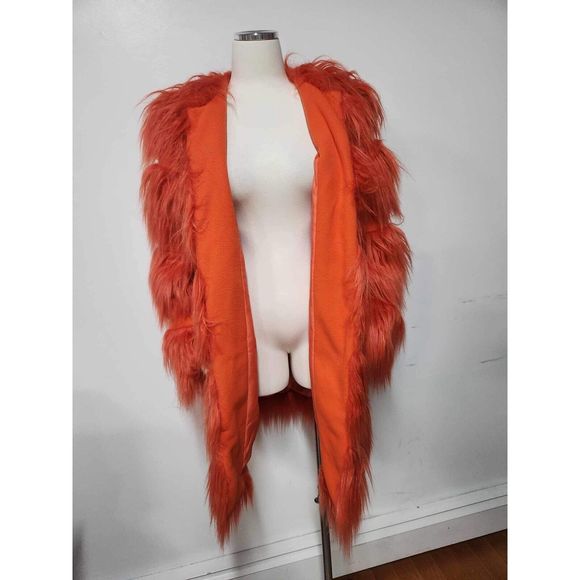 NWT Free People Anna Sui Fab Faux Fur Coat Size S. H - Picture 5 of 7